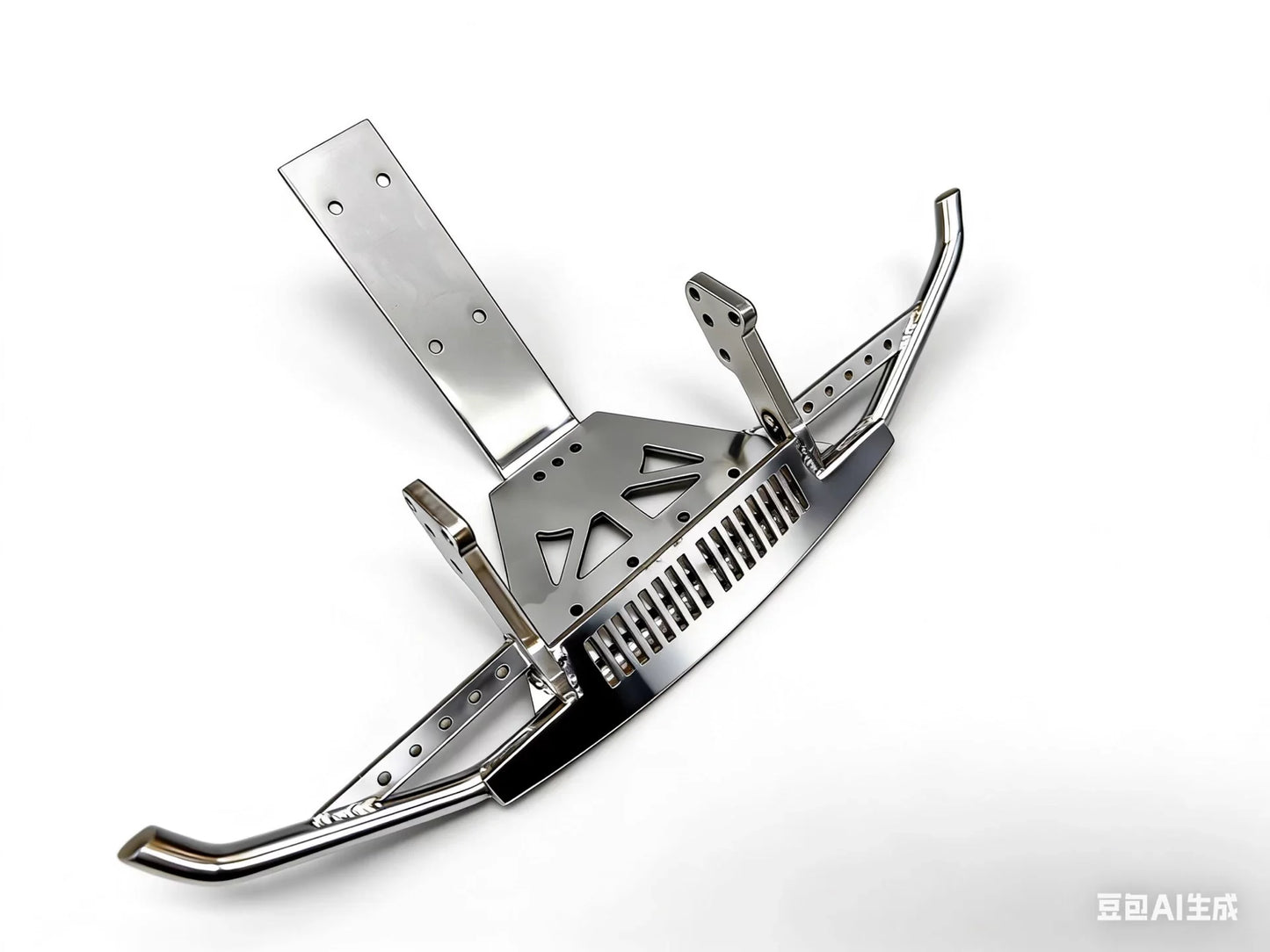 Stainless Steel  Front Bumper FOR TRACTION HOBBY 1/8 KM RAM 1500 RC Crawler CAR