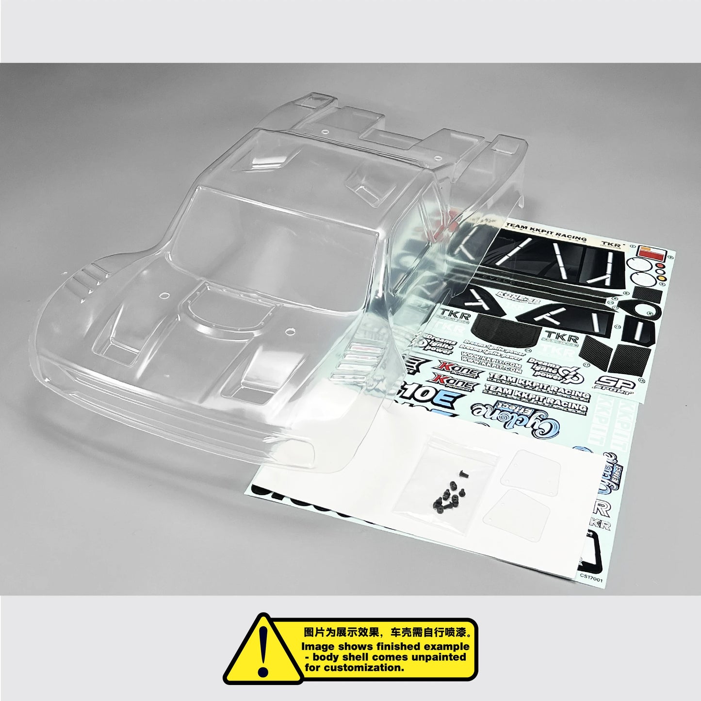 KKPIT 1/10 Cyclone Effect RC Short Truck KIT 330mm Wheelbase Cs171