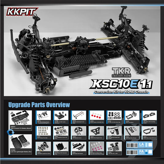 KKPIT-KONE  TKR KSC10E 1.1 Conversion Kit for KONE Chassis-10076K/10077K