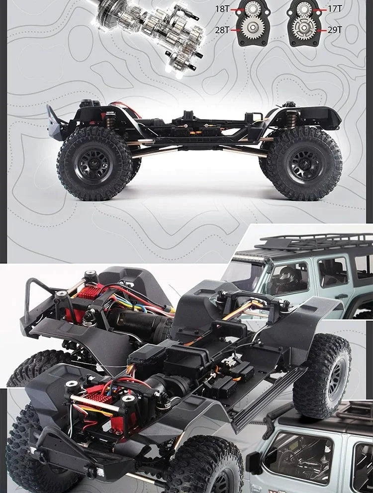 YIKONG Yk4082 V3 1/8 Brushless 4WD Rc Car RTR