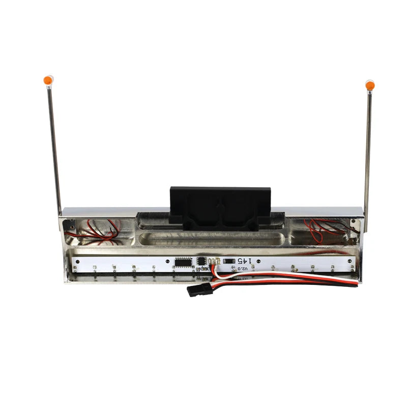 LED Metal Front Bumper Collision Avoidance for 1/14 Tamiya RC Truck Trailer king hauler 56344 56301