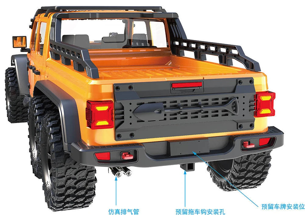 CKMX 1/7 CK5816 Brushless RC CAR 6x6 RTR