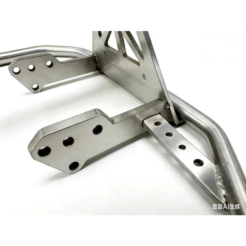 Stainless Steel  Front Bumper FOR TRACTION HOBBY 1/8 KM RAM 1500 RC Crawler CAR
