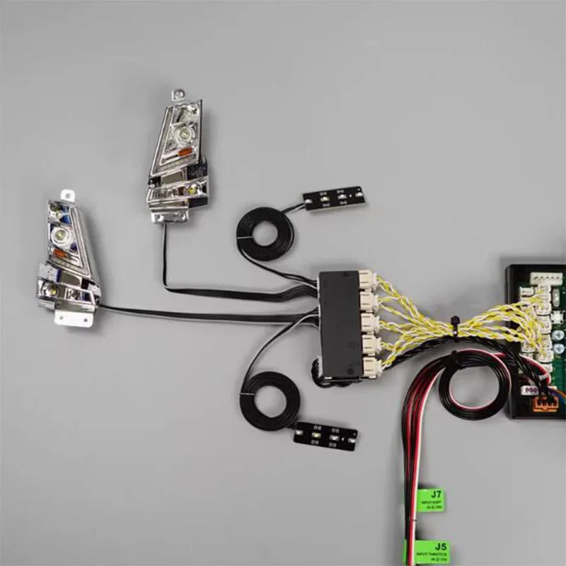 JUWUBA  4 in 1 Light Set Lamp System MFC-03 01 for 1/14 Tamiya RC Tractor VOLVO FH16 750 56362 Toy