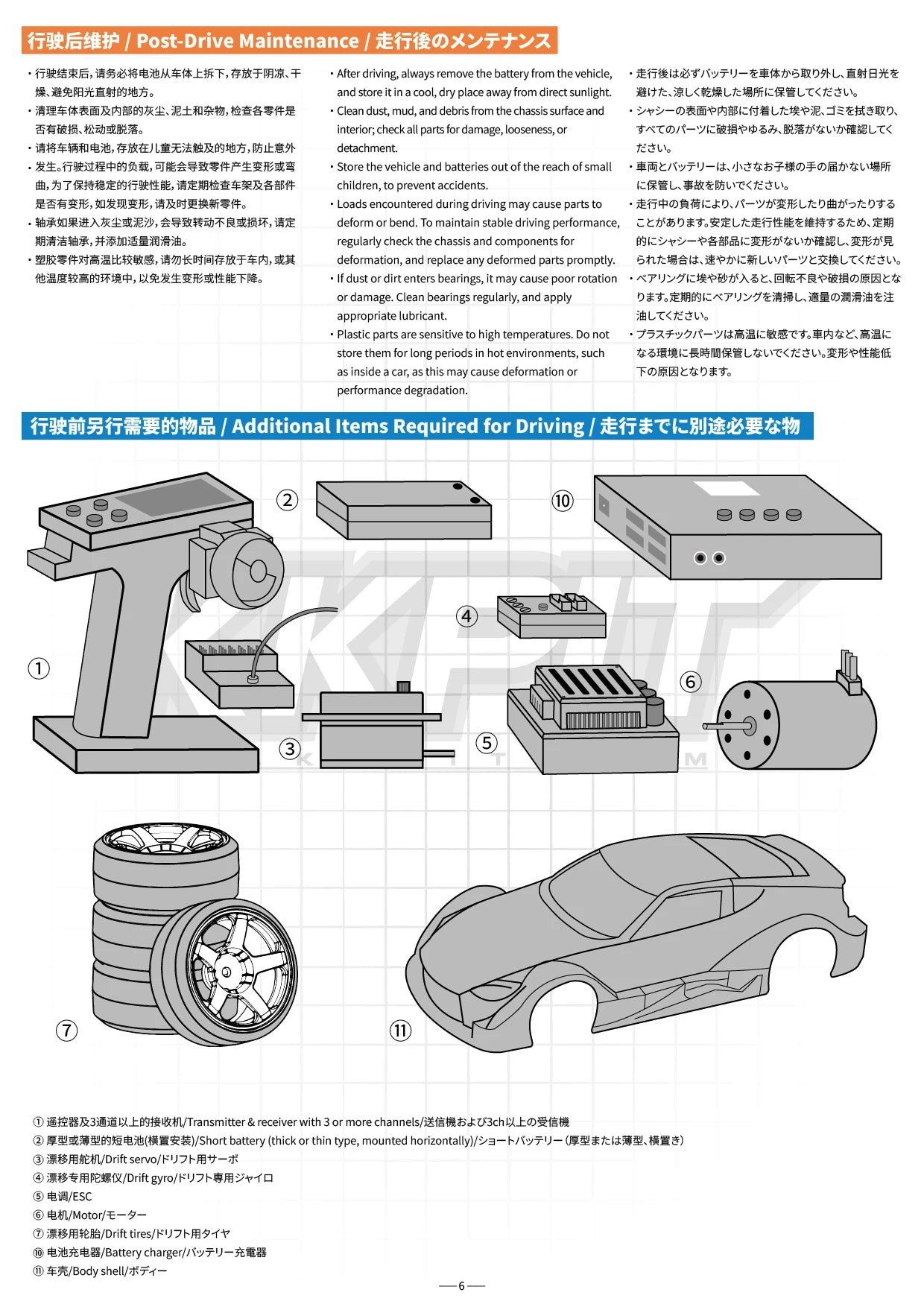 KKPIT SDK DDS Ver.1.0 1/10 RWD Electric Rc DRIFT Car Chassis KIT