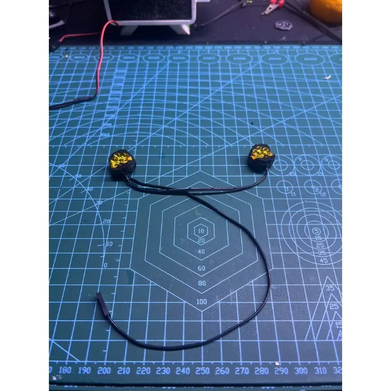 TRACTION HOBBY KING MOTOR LED Light Set for KM 1/8 RAM 1500 RC Crawler Roof Spotlights Op Part