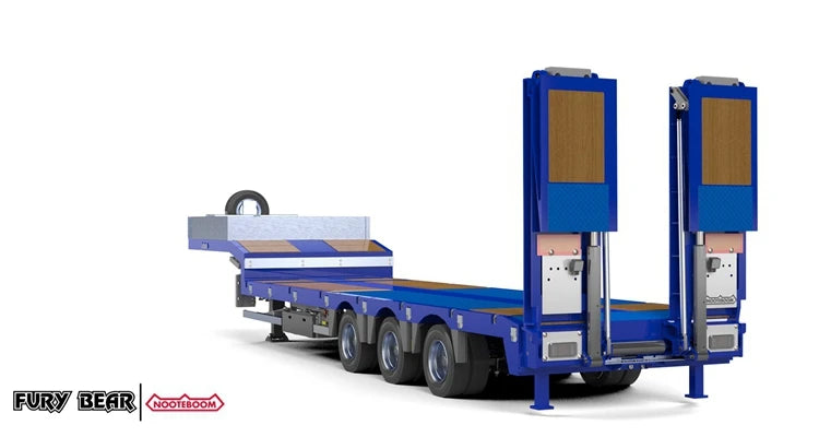 FURY BEAR Nooxion 1/14 OSDS 48-03 Series Engineering 3-axle Trailer Model