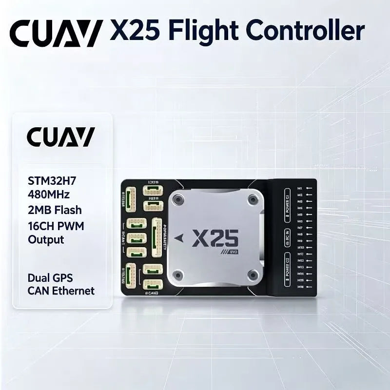 CUAV X25 EVO Autopilot Flight Controller with STM32H7 Processor Triple IMU for Multirotor Fixed Wing UGV USV