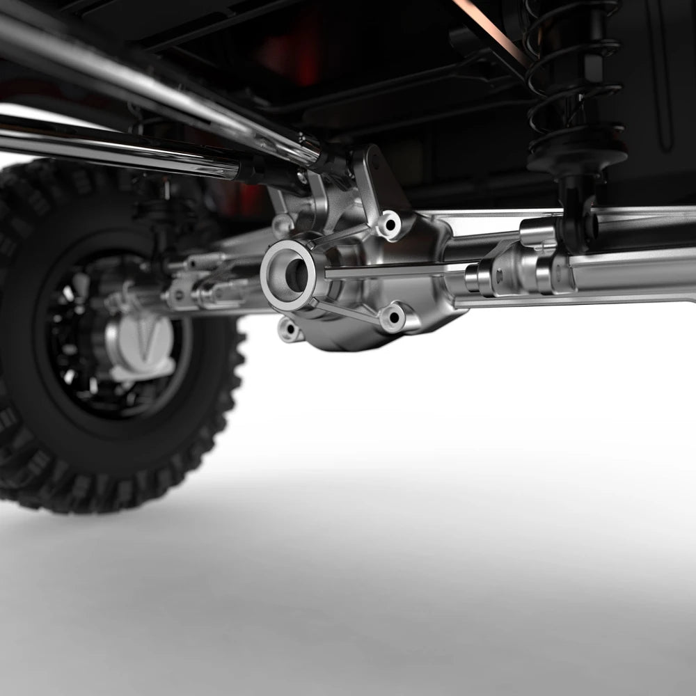 Rlaarlo MK07/JK07 Pro Metal Upgraded Parts Aluminum Alloy Front and Rear Axle Housing Black