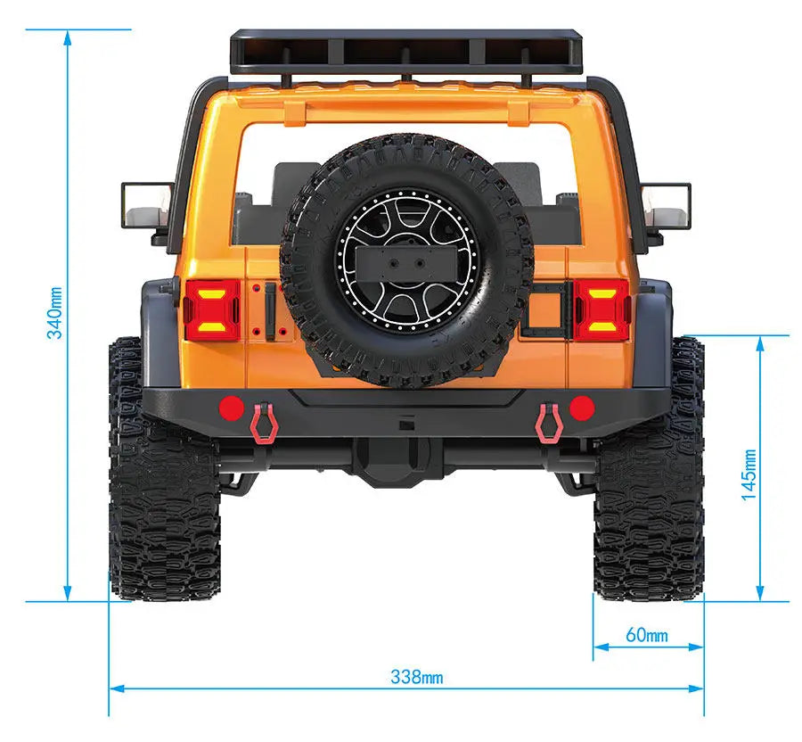 CKMX Ck5811 V2 1/7 Rc Brushless Off Road Crawler RTR