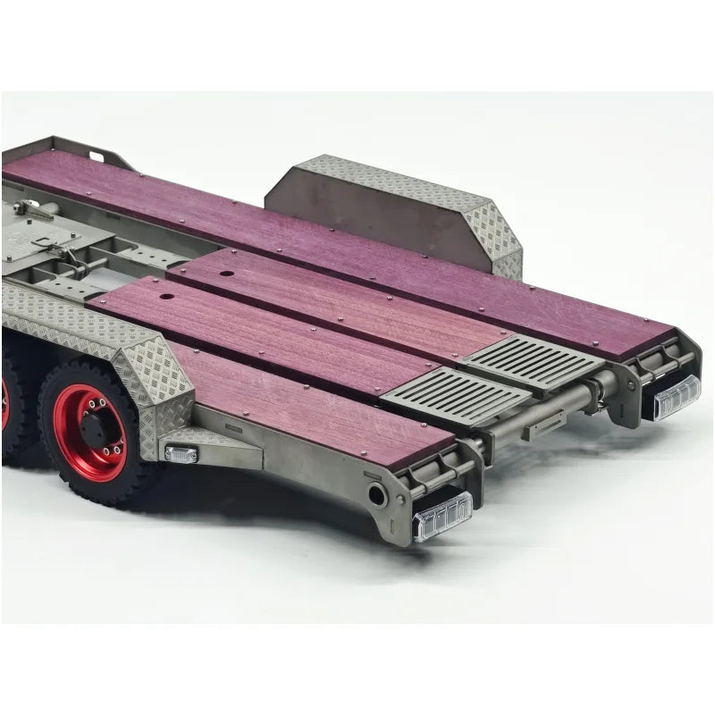 JDMODEL JDM-228 Metal Flatbed Trailer  Adjustable Towed for 1/10 RC Remote Control Car