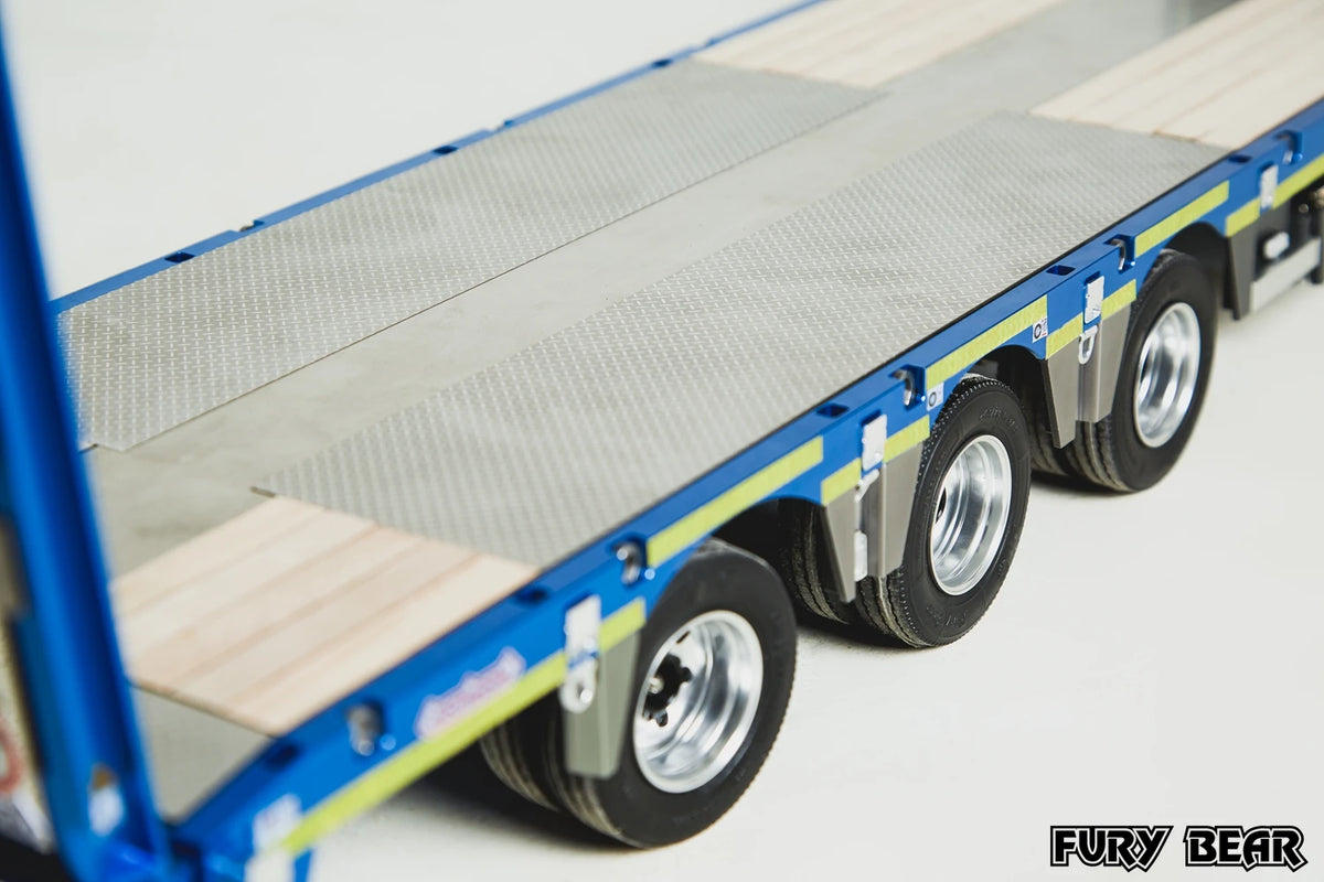 FURY BEAR Nooxion 1/14 OSDS 48-03 Series Engineering 3-axle Trailer Model