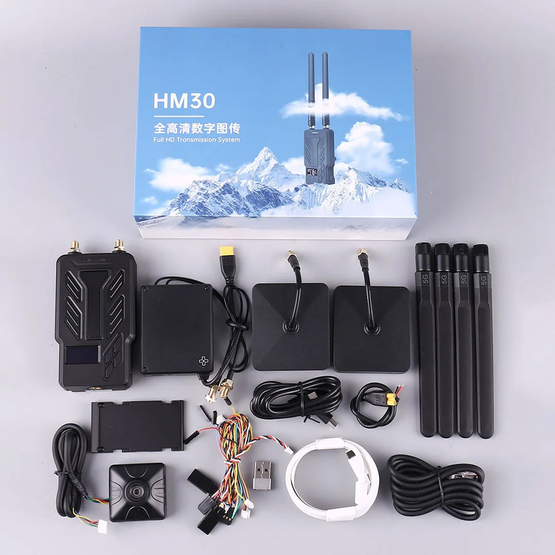 SIYI HM30 30KM Long Range 1080p 60FPS Full HD Digital Image Transmission FPV System with SBUS PWM Mavlink Telemetry OSD CE FCC