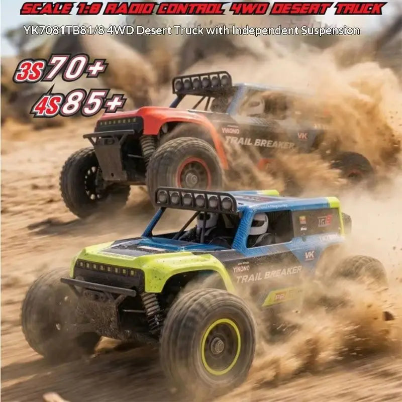 YK 7081 TB8 1/8  4WD Brushless Rc Desert Truck RTR