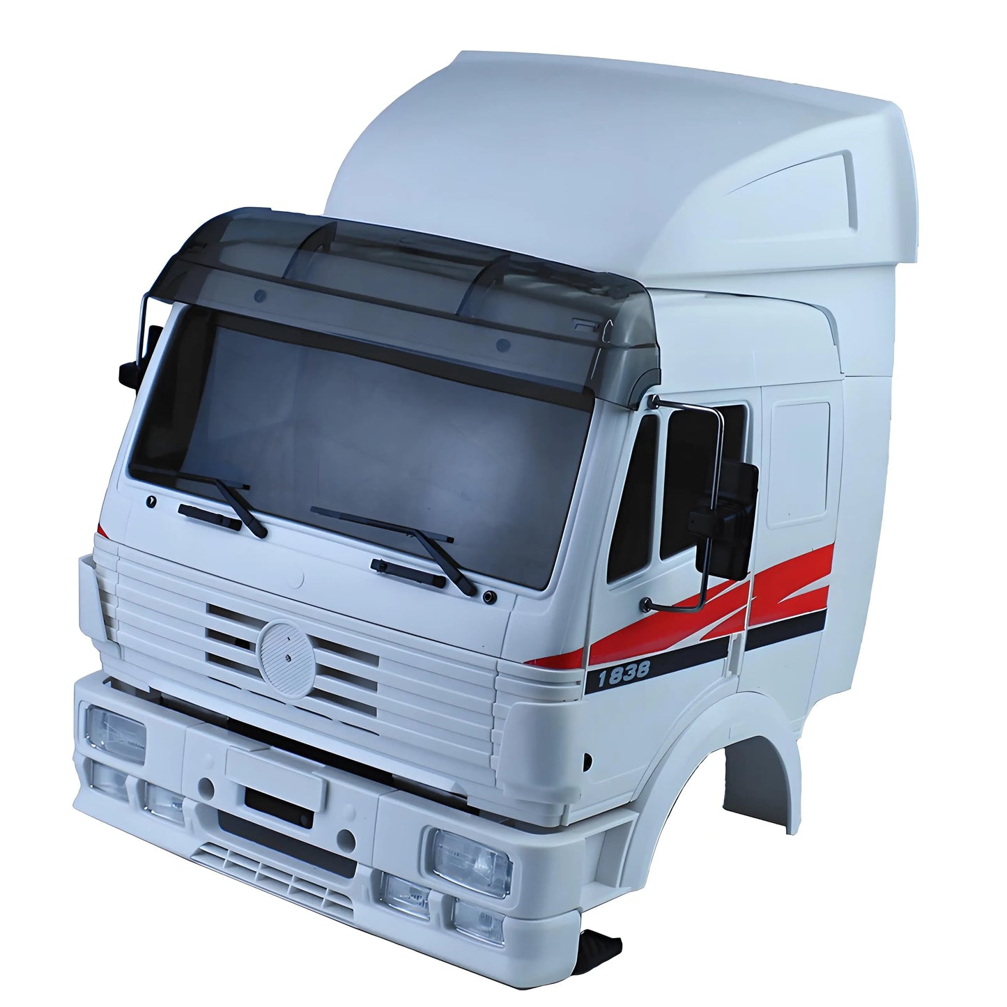 Plastic Cockpit Shell for 1/14 Tamiya Rc tractor  ACTROS AROCS 1838