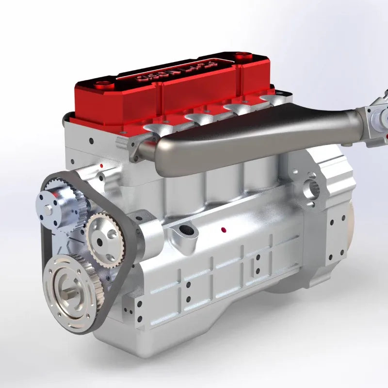 CISON L4-26 Inline Four Cylinder Engine Model Kit 26CC Metal Assembly Engine Toy