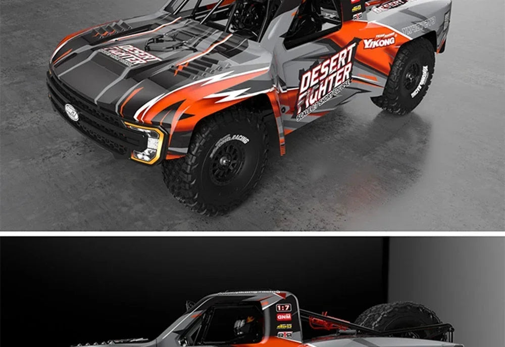 YIKONG YK4072 DF7 V4 1/7  Rc Desert Short Car RTR