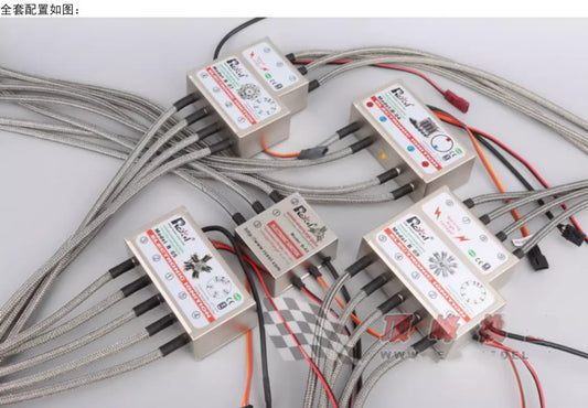 RCEXL Automatic Advancing Angle Electronic Ignition for CDI 3/4/5/7/9 Cylinders Engine CM-6/ME8 Head Igniter with Sensing Cable