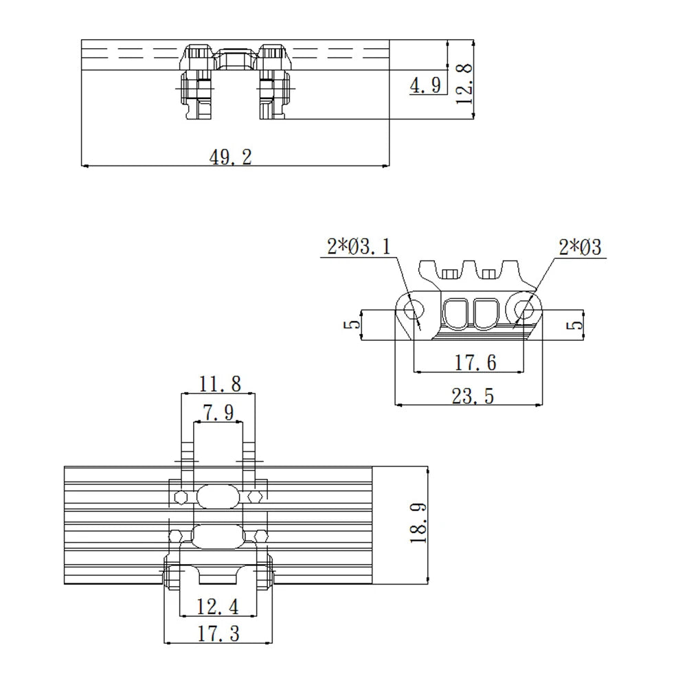 Jdmodel JDM-1A Metal Walking Track for 1/14 JDM 4200XL JDM-106 JDM 360L RC Hydraulic Excavator
