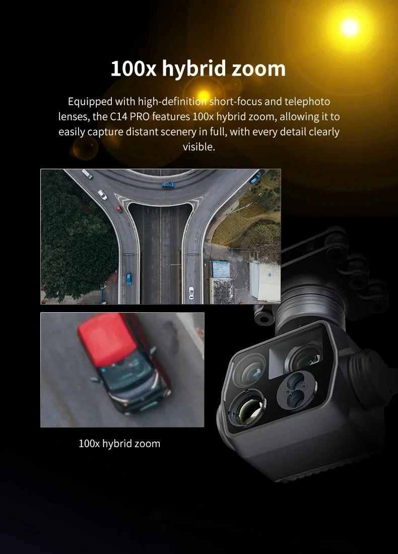 Skydroid C14 High-resolution Thermal Imaging Camera with Laser Ranging and Three-axis Stabilization