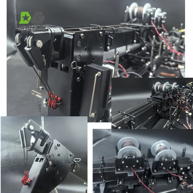 Tow Truck Modification Accessories for 1/14 Tamiya RC Truck 56362 Volvo FH16 750