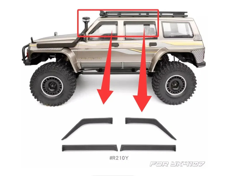 YIKONG YK4107 Y60 1/10 RC Crawler 3d Print Op Part