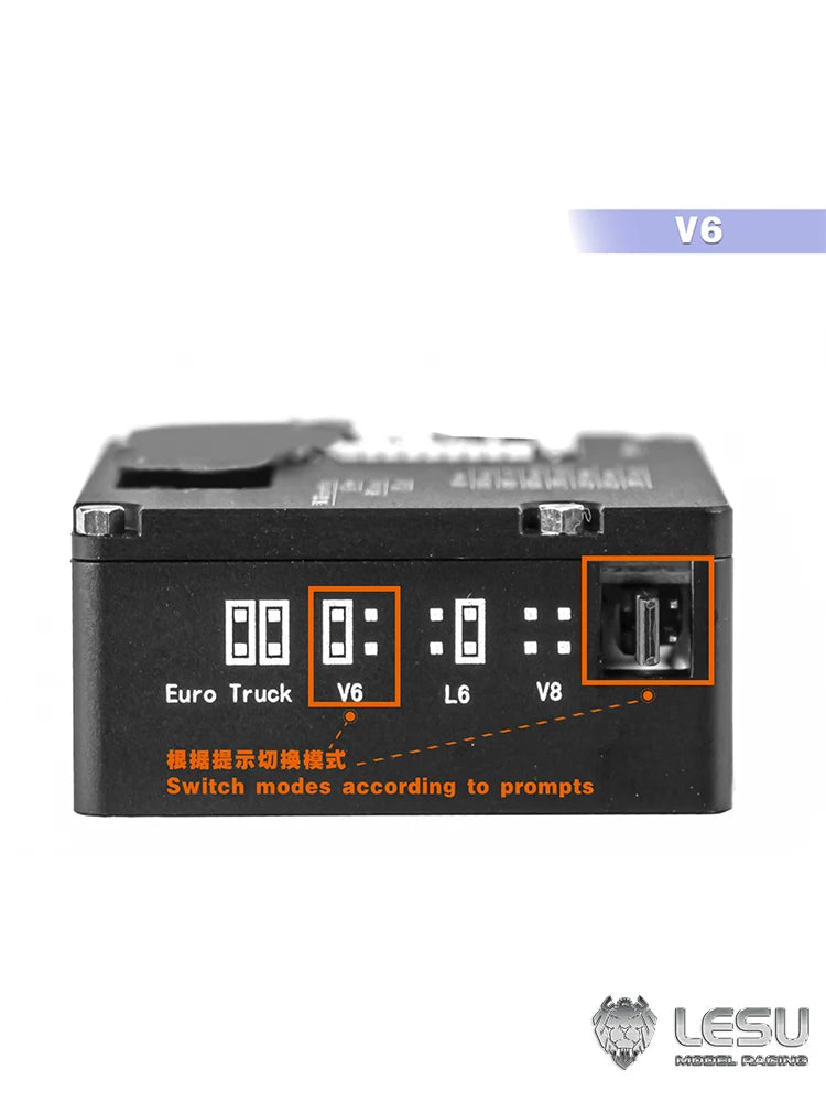 LESU Integrated Light Group Sound Group Assembly CNC Shell for 1/14 Tamiya Rc Truck DIY EL-007