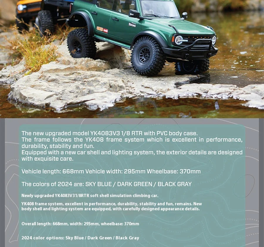 YIKONG YK4083 V3 1/8 4wd Rc Car RTR