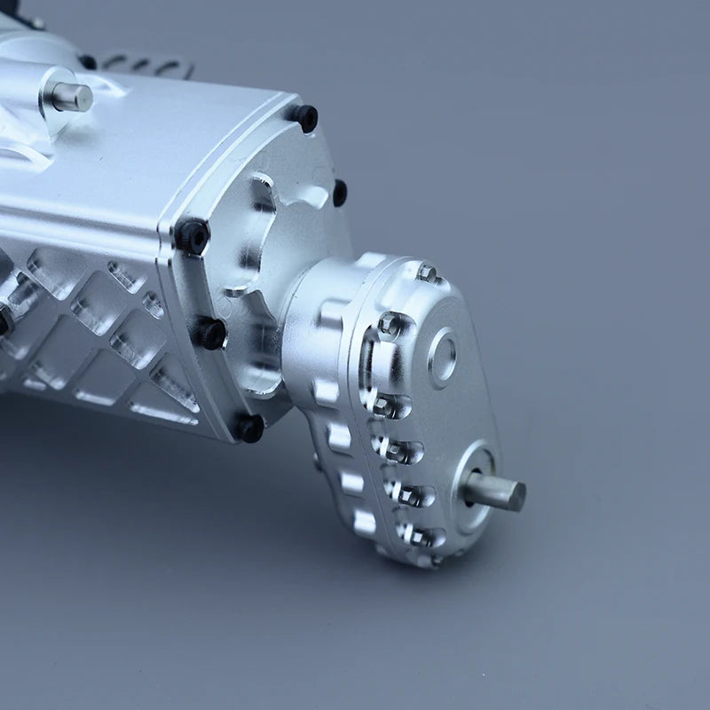 1/14 RC Truck Metal 2 Speed Gearbox with Transfer Case for Tamiya SCANIA 770S VOLVO 56360 FH16 ACTROS MAN TGX RC TRACTOR