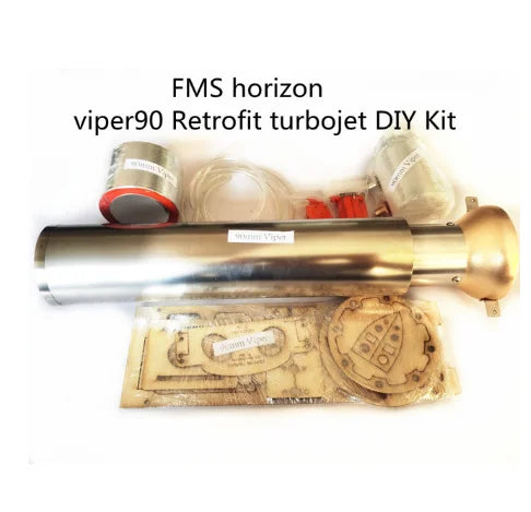 Freewing 90mm F22 T45 80mm L-39 Avanti FMS Viper90 Avanti90 Retrofit Turbojet DIY Kit  for Turbojet K45 Model