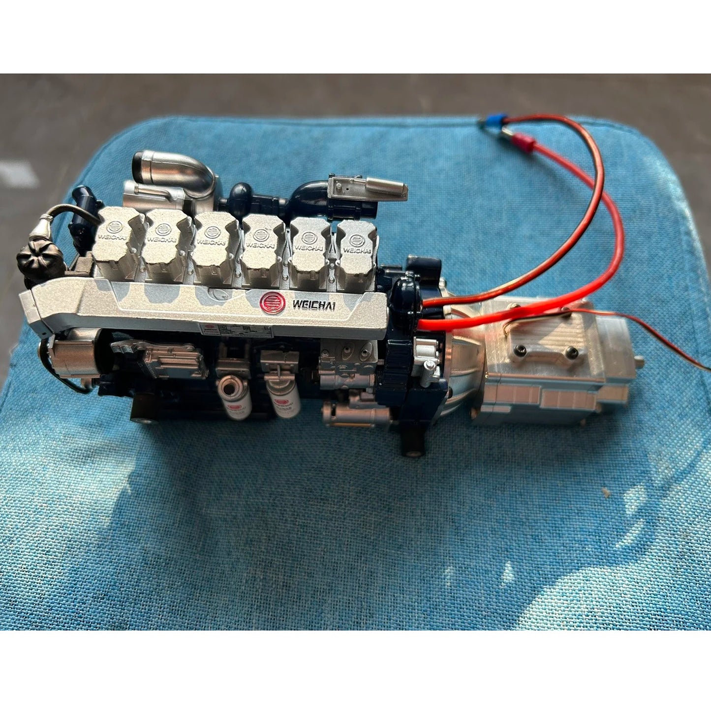 All-metal Shift Gearbox Powertrain for 1/14 Tamiya RC Dump Truck SCANIA 770S R620