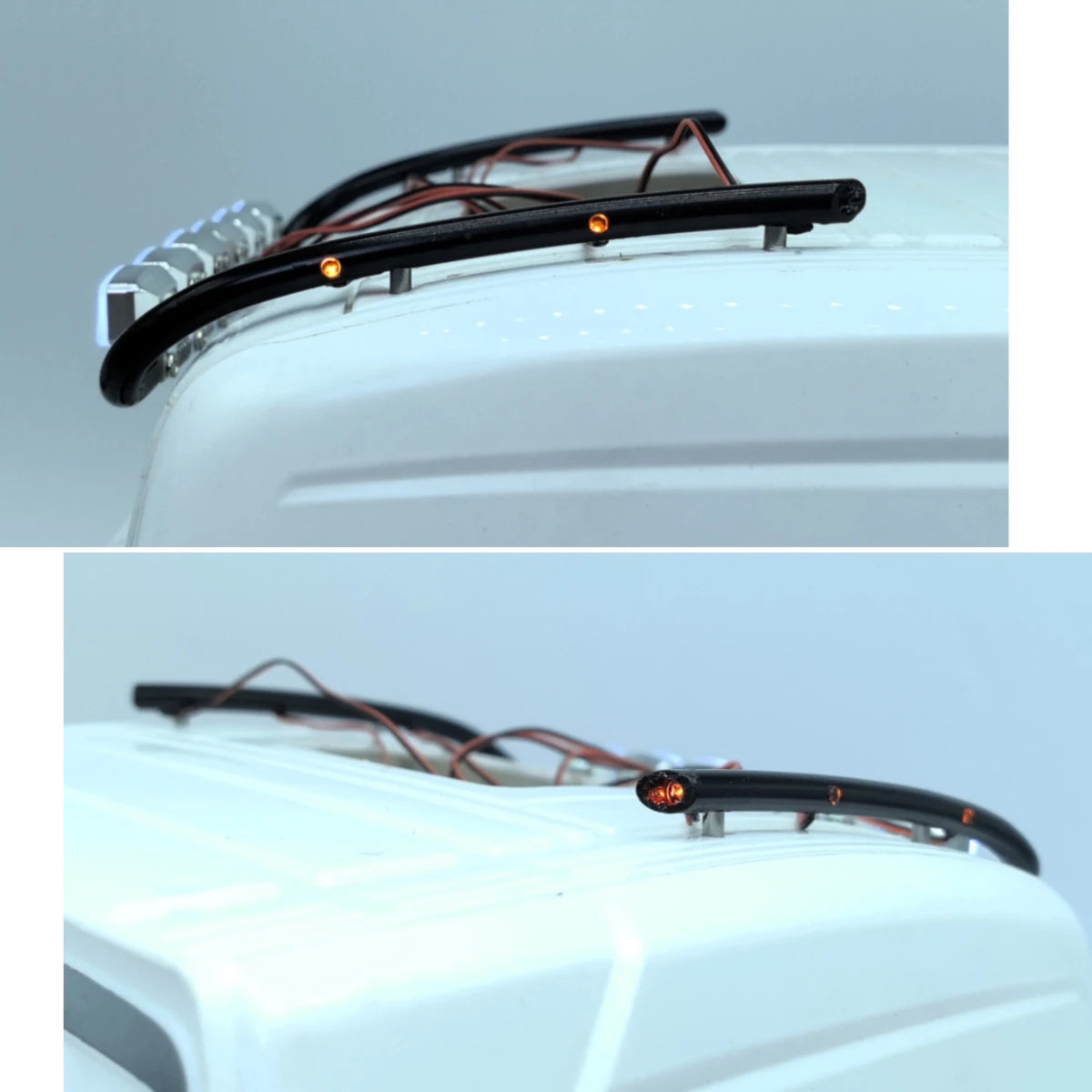 LED Roof Light Voltage 3V for 1/14 Tamiya RC Truck Scania 770s 56371 Volvo 56360 Toy