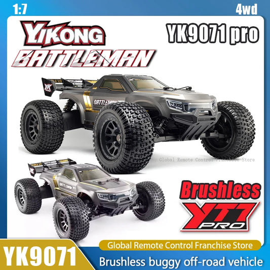 YIKONG YK9071 PRO RC Car 1:7 YT7 PRO 4WD Brushless rc Car RTR