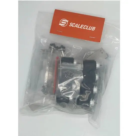 SCALECLUB 1/14 Single Holder 8 Air Bag Tandem Suspension System for Tamiya Scania Man Volvo Rc Tractor