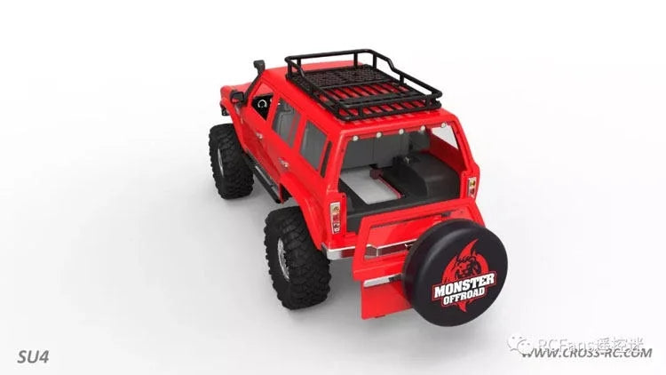 Crossrc 1/10 SU4 Rc 4WD Off Road Climbing Car KIT