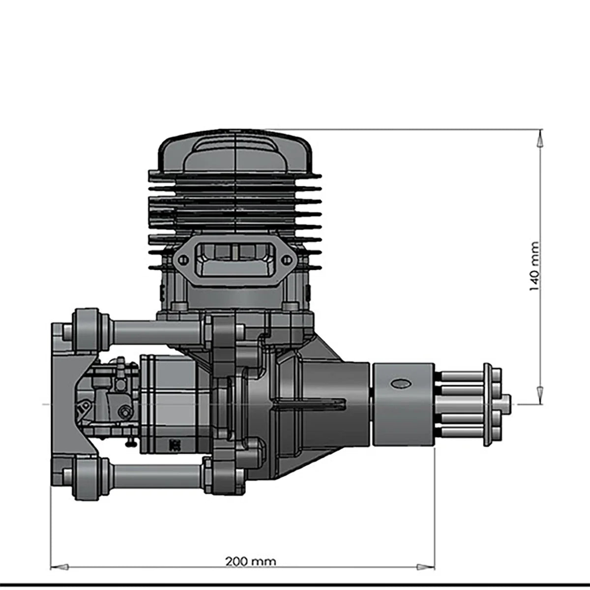 DLE 85 dle85 Gas Engine for RC Fixed Wing Aircraft Model