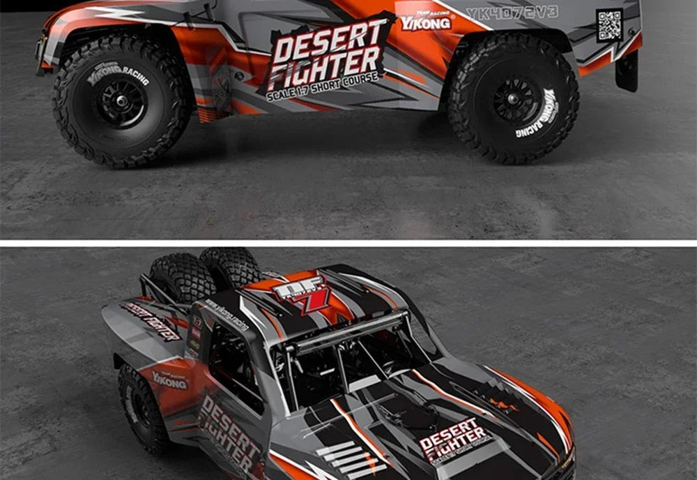 YIKONG YK4072 DF7 V4 1/7  Rc Desert Short Car RTR