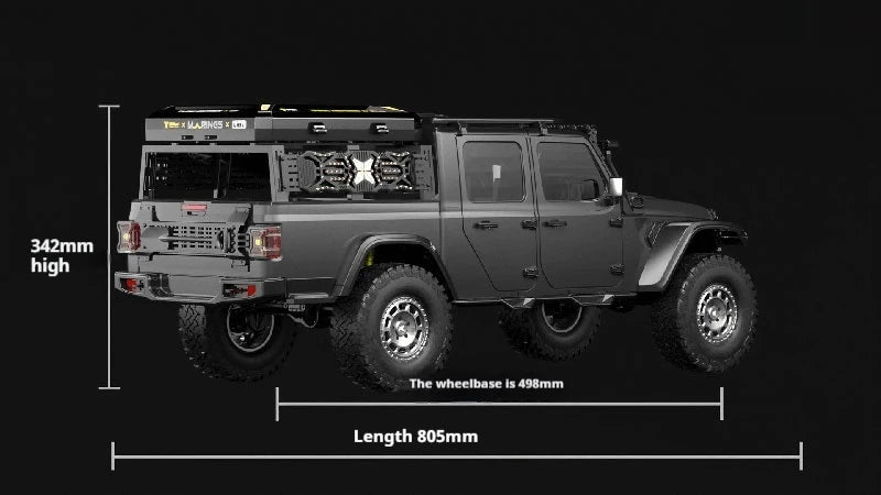 RLAARLO 1/7 Rc Jk07pro Brushless 4wd Remote Control Car RTR
