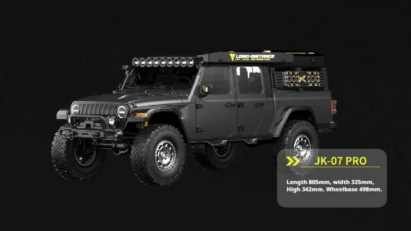 RLAARLO 1/7 Rc Jk07pro Brushless 4wd Remote Control Car RTR