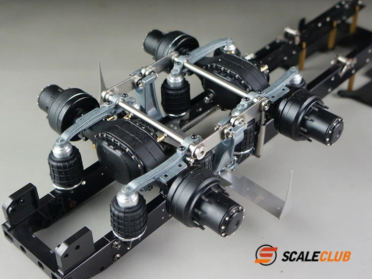 SCALECLUB 1/14 Single Holder 8 Air Bag Tandem Suspension System for ...