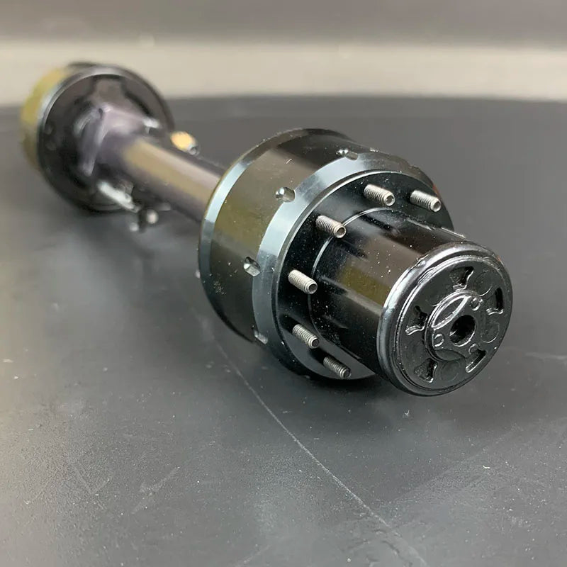 LXYRC 1/14 Metal Bearing Axle with Brake Function for Tamiya RC Truck