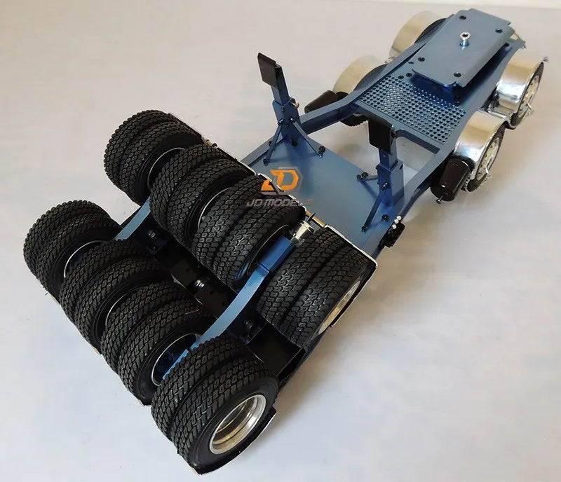 JDMODEL JDM-9D RC Towing Tire 75mm Narrow Tire Towing Carriage 1/14 for  Tamiya Rc Truck Trailer 32pcs