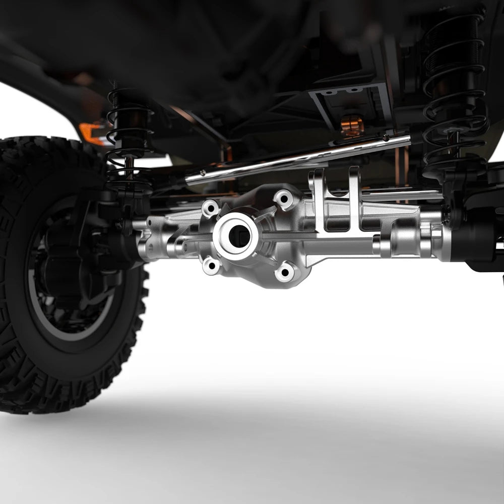 Rlaarlo MK07/JK07 Pro Metal Upgraded Parts Aluminum Alloy Front and Rear Axle Housing Black
