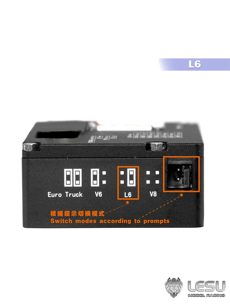 LESU Integrated Light Group Sound Group Assembly CNC Shell for 1/14 Tamiya Rc Truck DIY EL-007