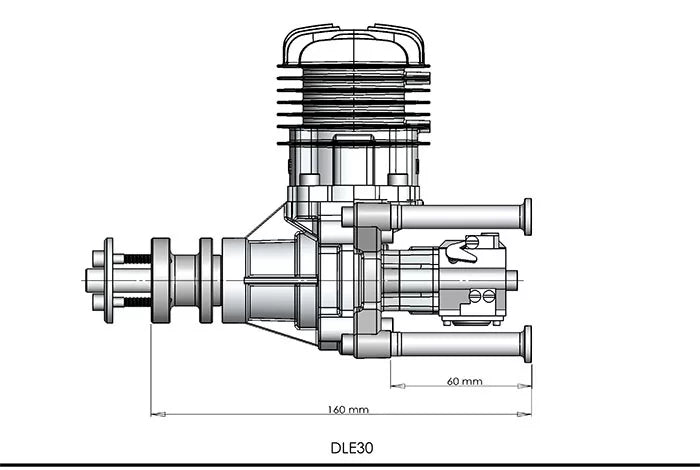 DLE 30CC DLE30 GAS Engine for rc Fixed Wing Aircraft