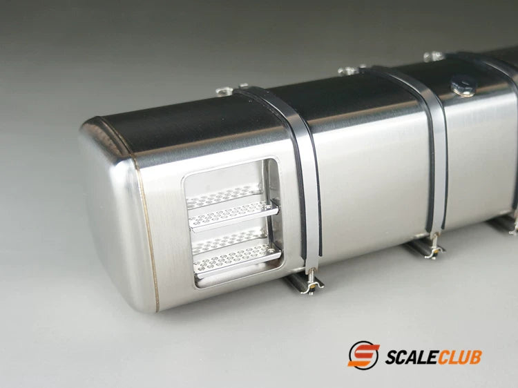 Scaleclub 1/14 Tamiya Rc Tractor Stainless Steel Pedal Fuel Tank Model