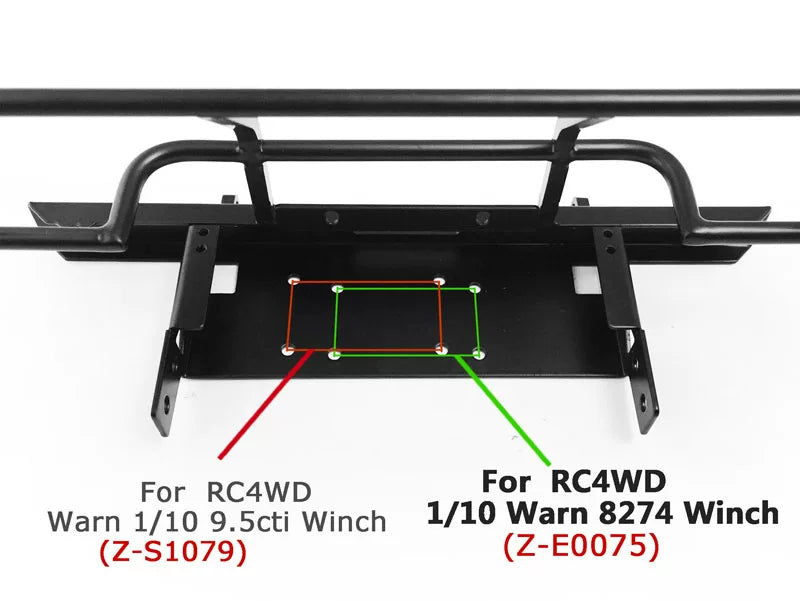 1/10 G2 Cruiser/FJ40 RHINO RC CAR Metal Bumper  Side Cover  Pedal