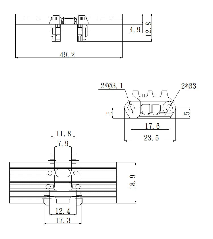JDMODEL JDM-1B 1/24 RC Hydraulic Excavator JDM-106 Steel Track 49.2mm Wide  50PCS