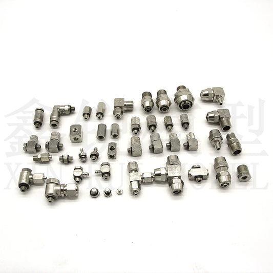 M3 M5 M6-4mm/6mm 1/14 Rc Hydraulic Excavator Model Miniature Hydraulic Connector DIY