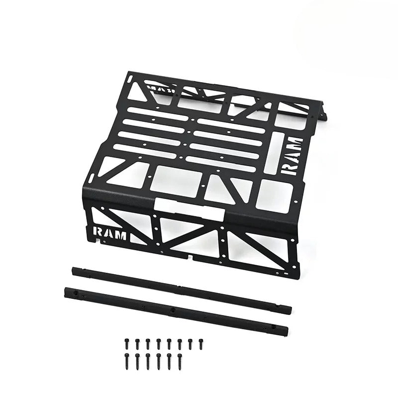 Traction Hobby KM RAM 1500 1/8 4wd Rc Car Op Parts Stainless Steel Black Painting Gantry Expansion Bracket